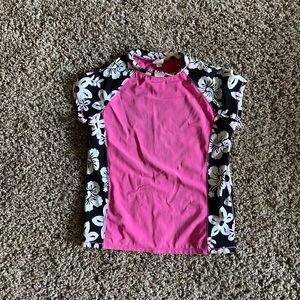 Girls swim shirt. Perfect for the beach or pool.